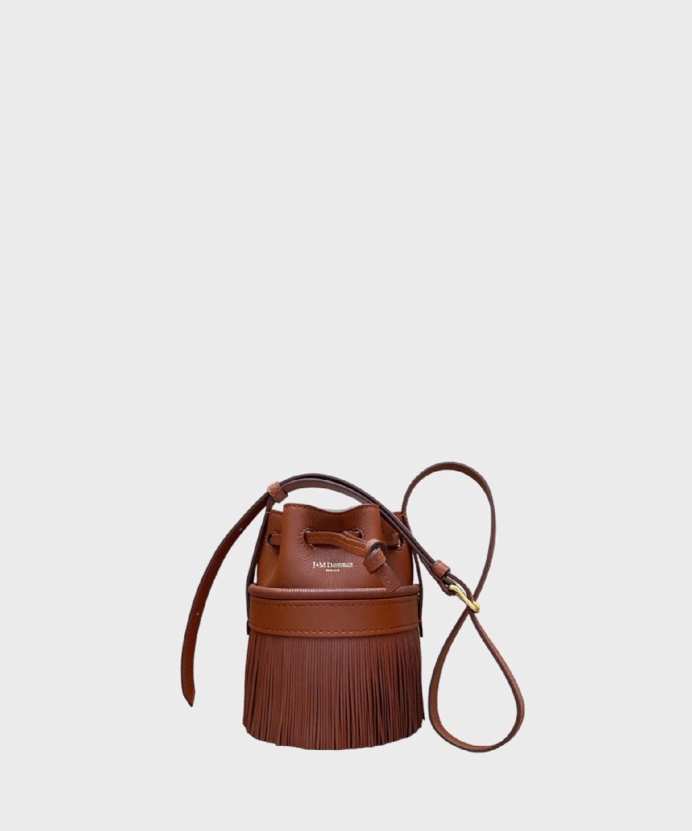 J&M Davidson Carnival borsa secchiello in pelle...