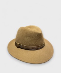 Panizza Marisa Chianti wool felt hat, camel
