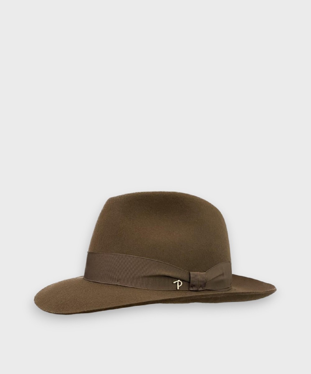 Panizza Modena Chianti wool felt hat, brown