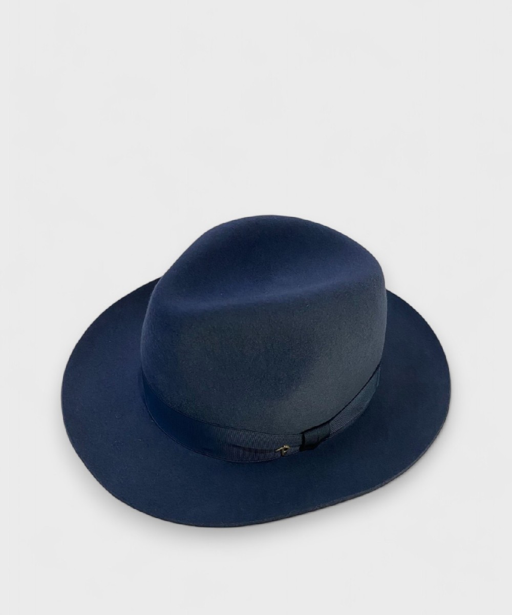 Panizza Modena Chianti wool felt hat, blue