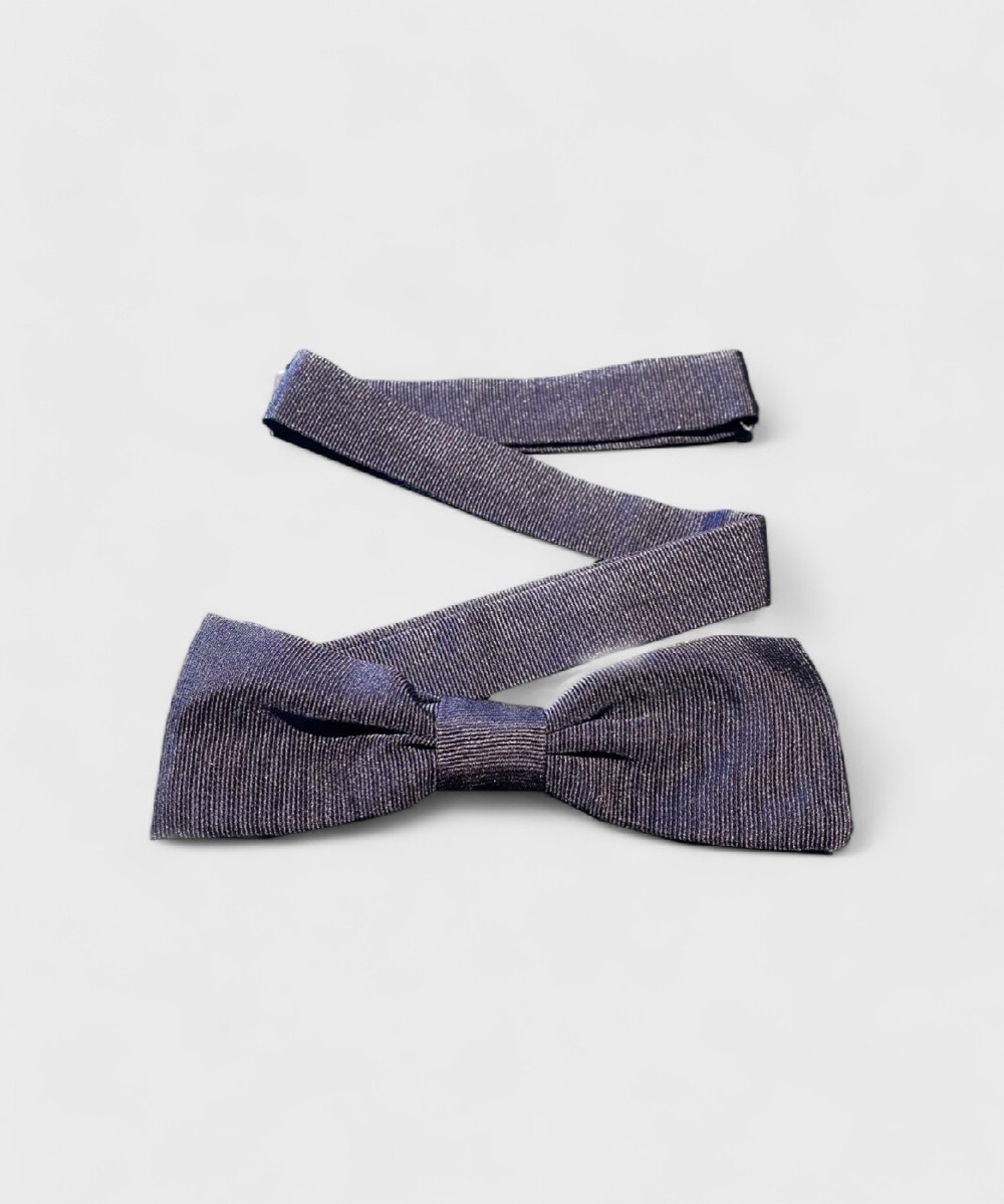 Galise saglia bow tie, 4 cm, midnight blue