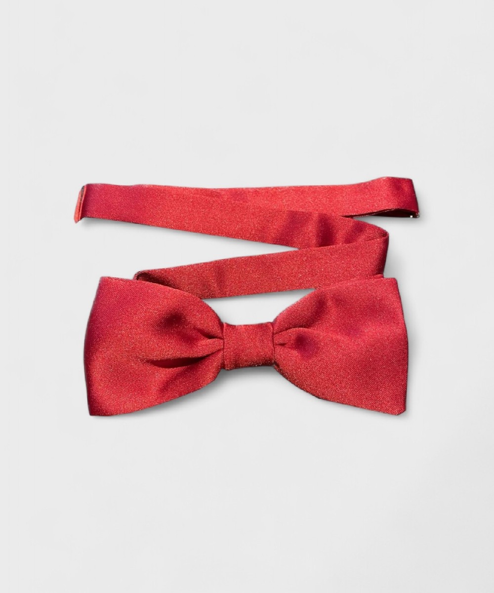 Galise papillon in raso, 5 cm, rosso cicliegia