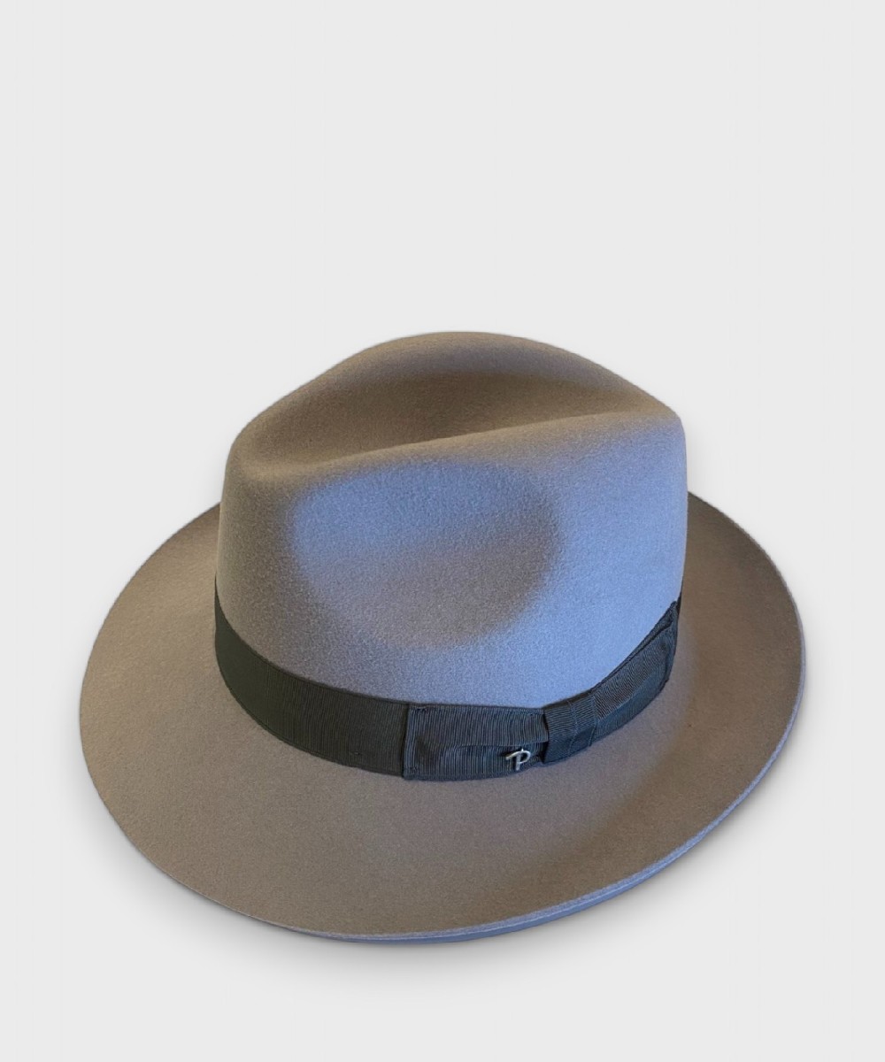 Panizza Pistoia Chianti wool felt hat, grey