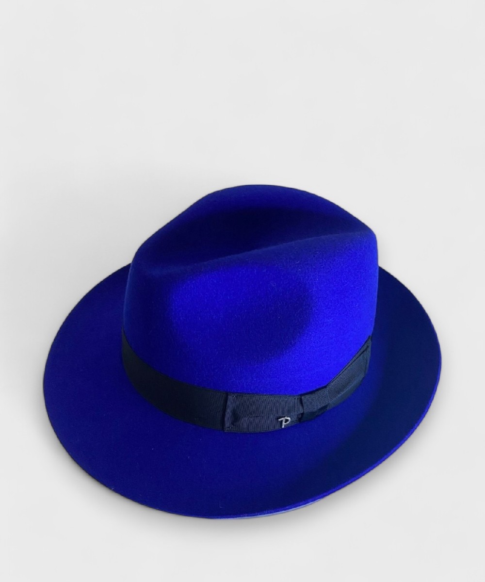 Panizza Pistoia Chianti wool felt hat, electric...