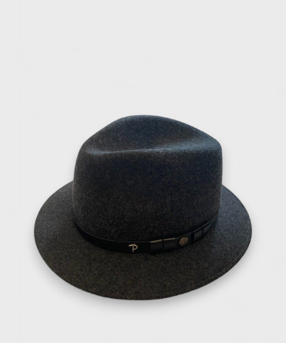 Panizza Potenza wool felt hat Chianti, anthracite