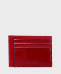 Piquadro Blue Square 6+2 cc pouch, red
