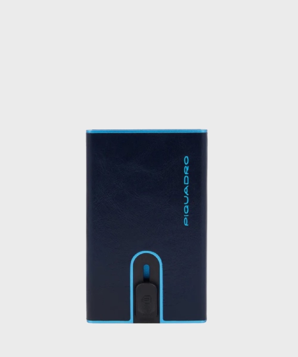 Piquadro Blue Square BL compact wallet 6+2 cc...