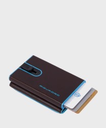 Piquadro Blue Square BL compact wallet 6+2 with banknote holder