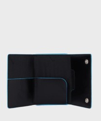 Piquadro Blue Square BL compact wallet 6+2 con porta banconote