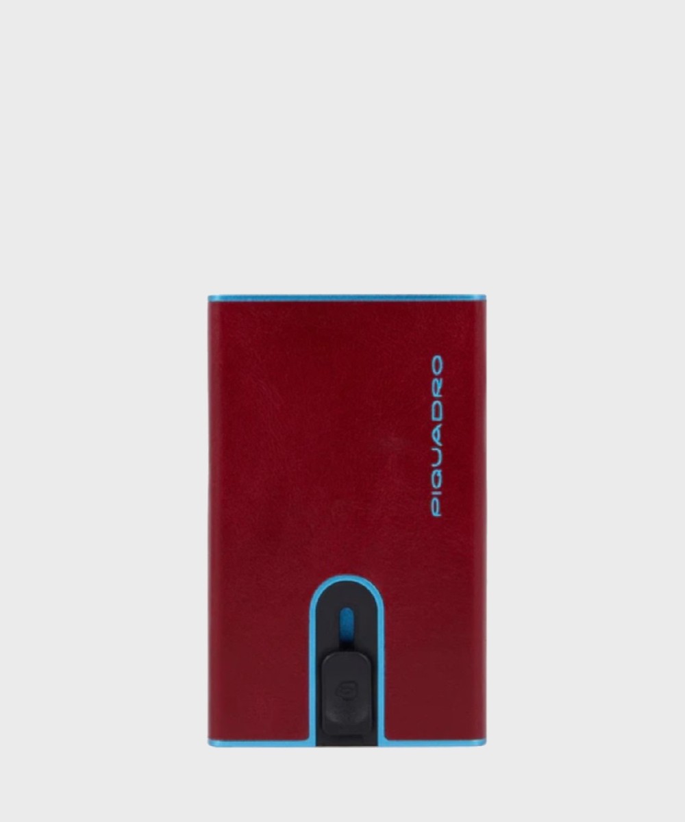 Piquadro Blue Square BL compact wallet 6+2 con...
