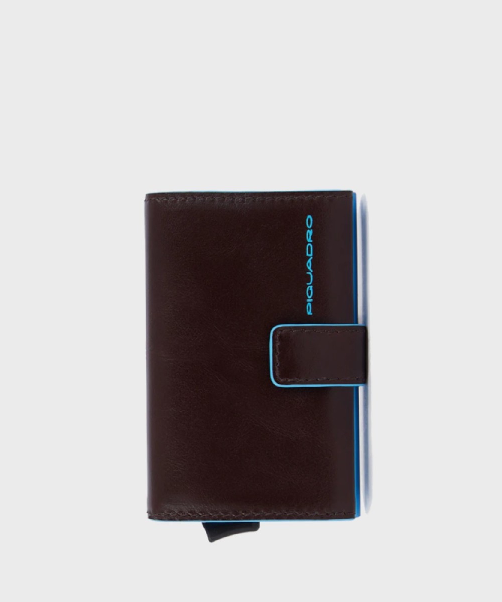 Piquadro Blue Square BL compact wallet, 6+2cc...