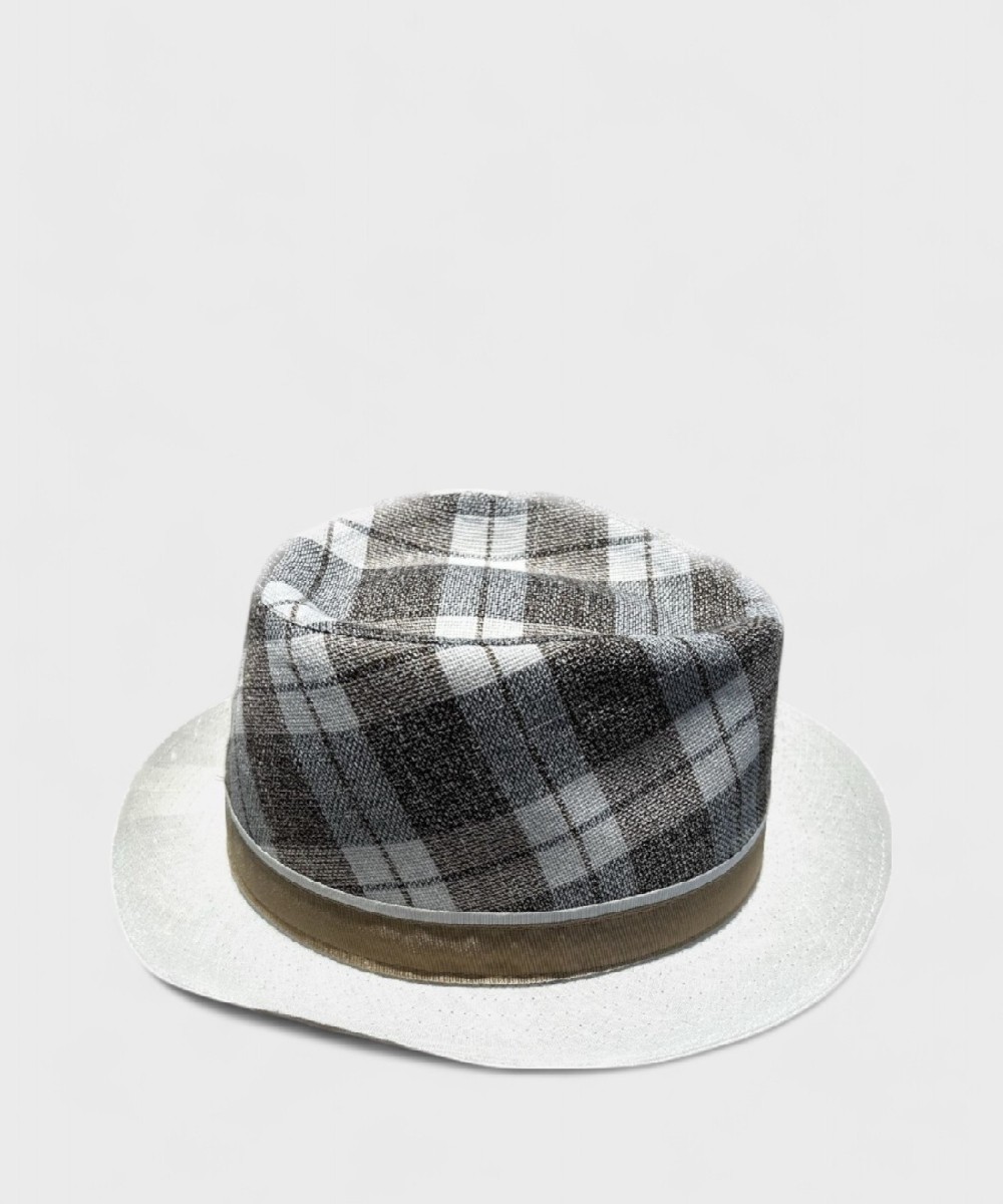 Panizza Senior small brimmed cotton hat, beige