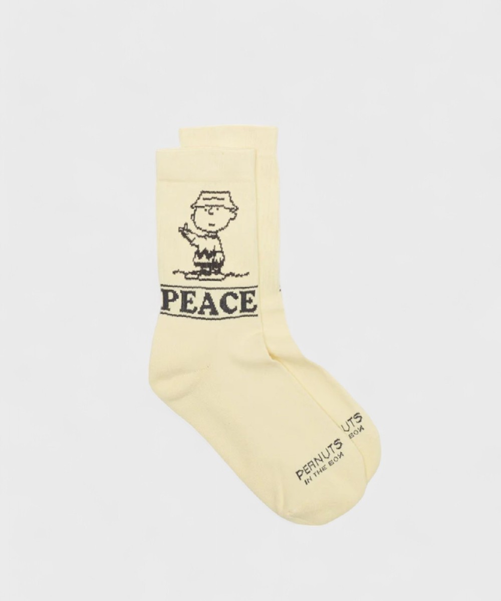 In The Box Peanuts basket cotton short socks,...