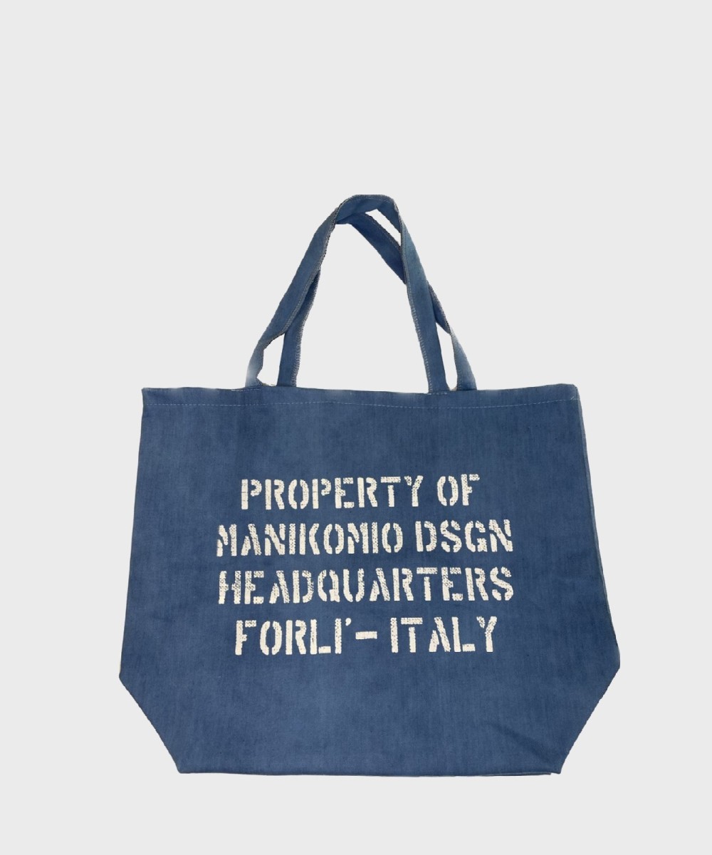 Manikomio Dsgn utility denim shopper bag