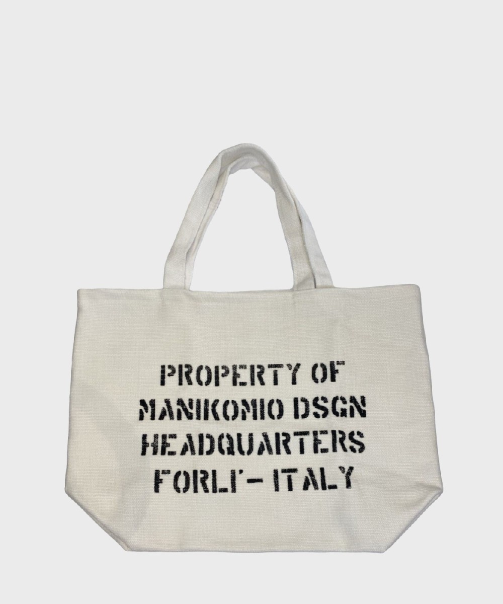 Manikomio Dsgn utility borsa shopper in cotone...
