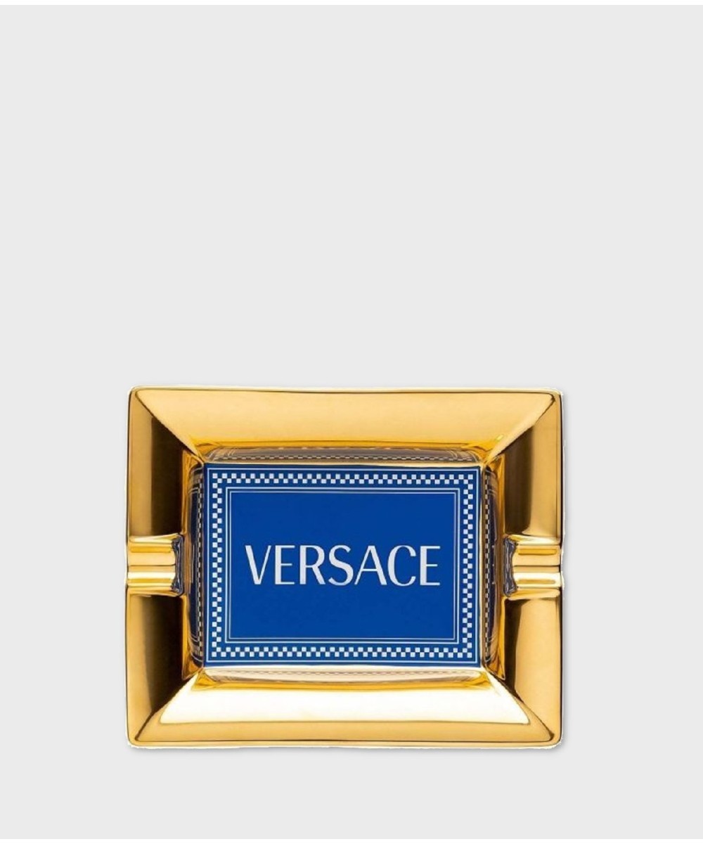 Versace Medusa Rhapsody Blue Ashtray 13cm