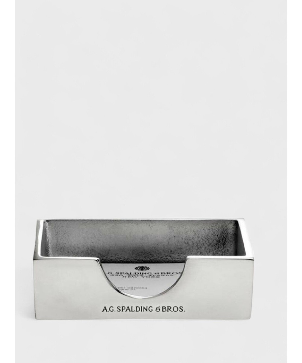 AG Spalding & Bros Aluminum Business Card Holder