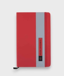 Piquadro lined notebook, A5 format PQ-Bios red