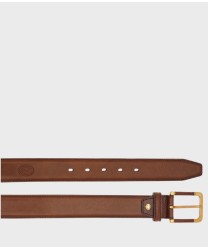 The Bridge Story cintura con fibbia ottone e pelle, in pelle
