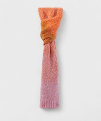 Mantero Gran Risa wool scarf, lilac