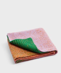 Mantero Gran Risa wool scarf, lilac