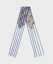 Mantero Around fascia con cordoncini in seta, fantasia charm