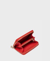 Patrizia Pepe Essential zip-around wallet, glam red