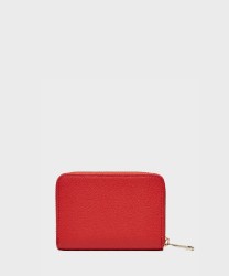 Patrizia Pepe Essential zip-around wallet, glam red