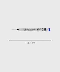 Montblanc single refill for rollerball LeGrand, Fine, royal blue