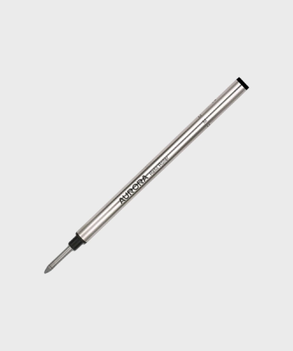Aurora single refill black ink, M, for roller pen