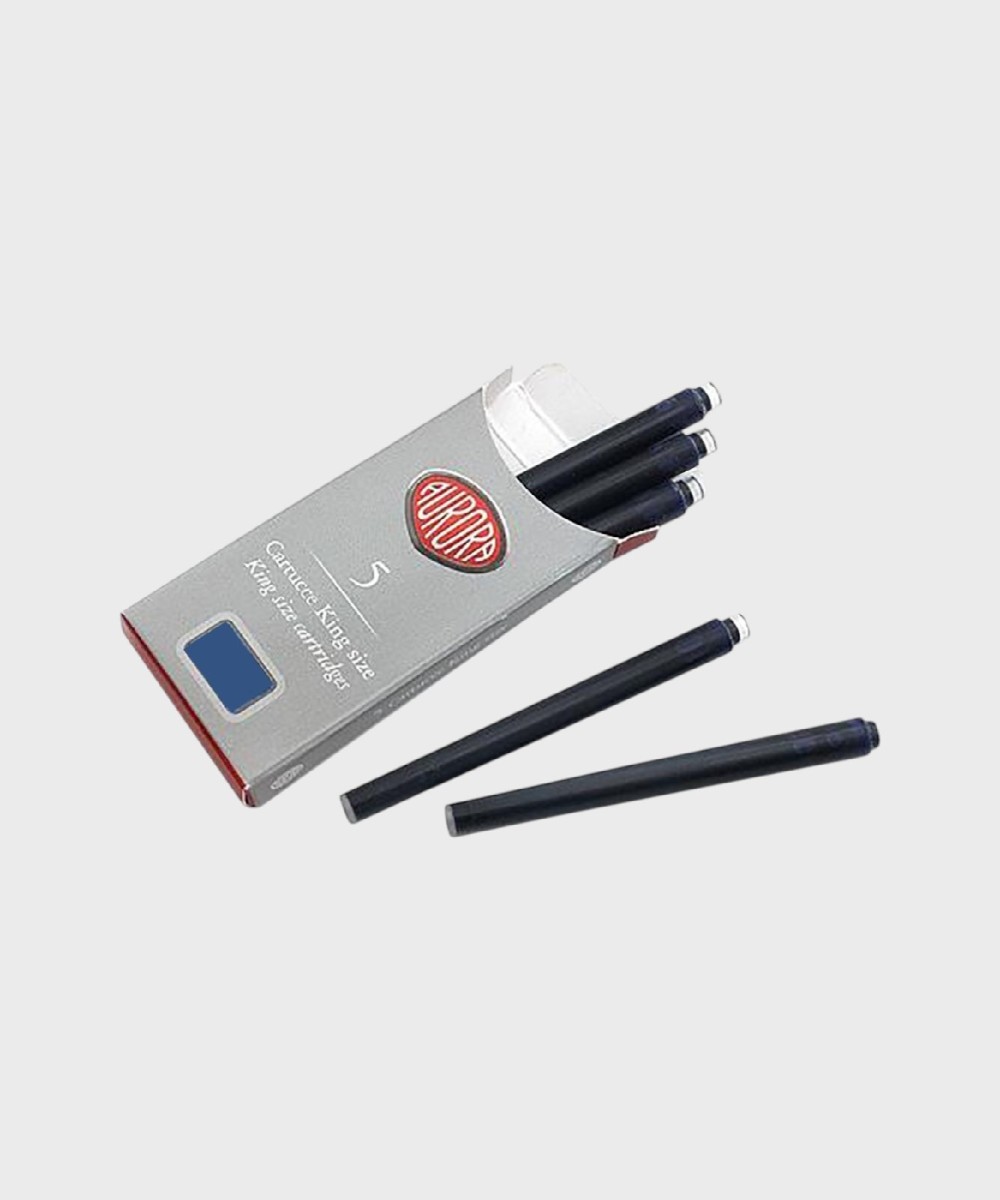 Aurora astuccio da 5 cartucce King, inchiostro...