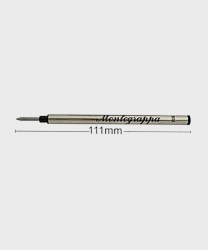 Montegrappa single black ink refill, F, for rollerball pen