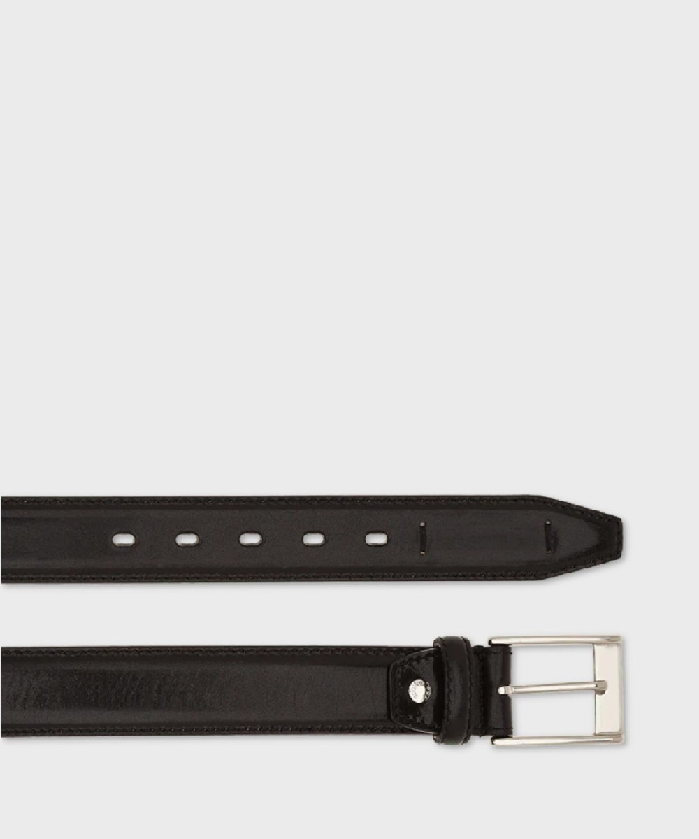 The Bridge Story belt with mesh buckle, black