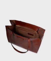 The Bridge Mirra Zip-Up Shopping Bag, Brown