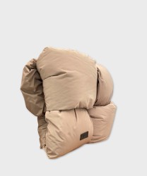 Catarzi woven padded hand warmer, beaver