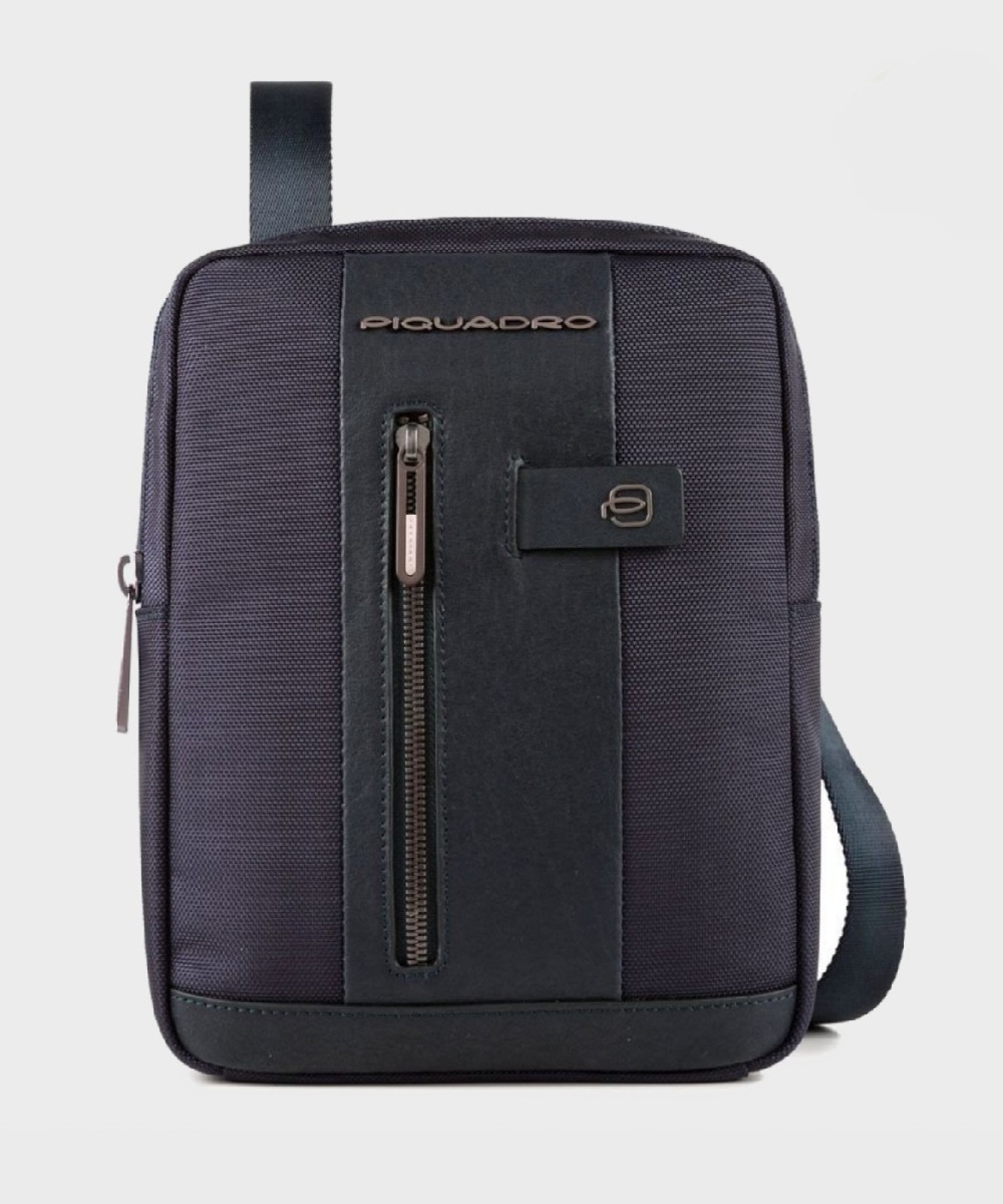 Piquadro Brief2 large shoulder bag, blue
