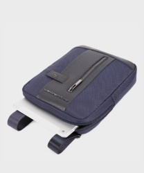 Piquadro Brief2 borsello a tracolla in nylon balistico blu