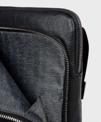 Piquadro Black Square borsello a tracolla in pelle nero