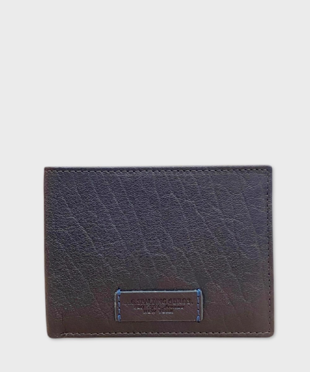 AG Spalding & Bros horizontal wallet 8cc, dark...