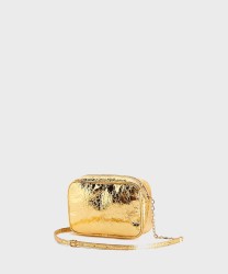 Patrizia Pepe borsa camera case, dorato