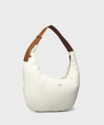 Hvisk Terra Archive Shoulder Bag, Pale Flax