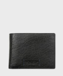AG Spalding & Bros horizontal wallet with 4 cc and coins, black