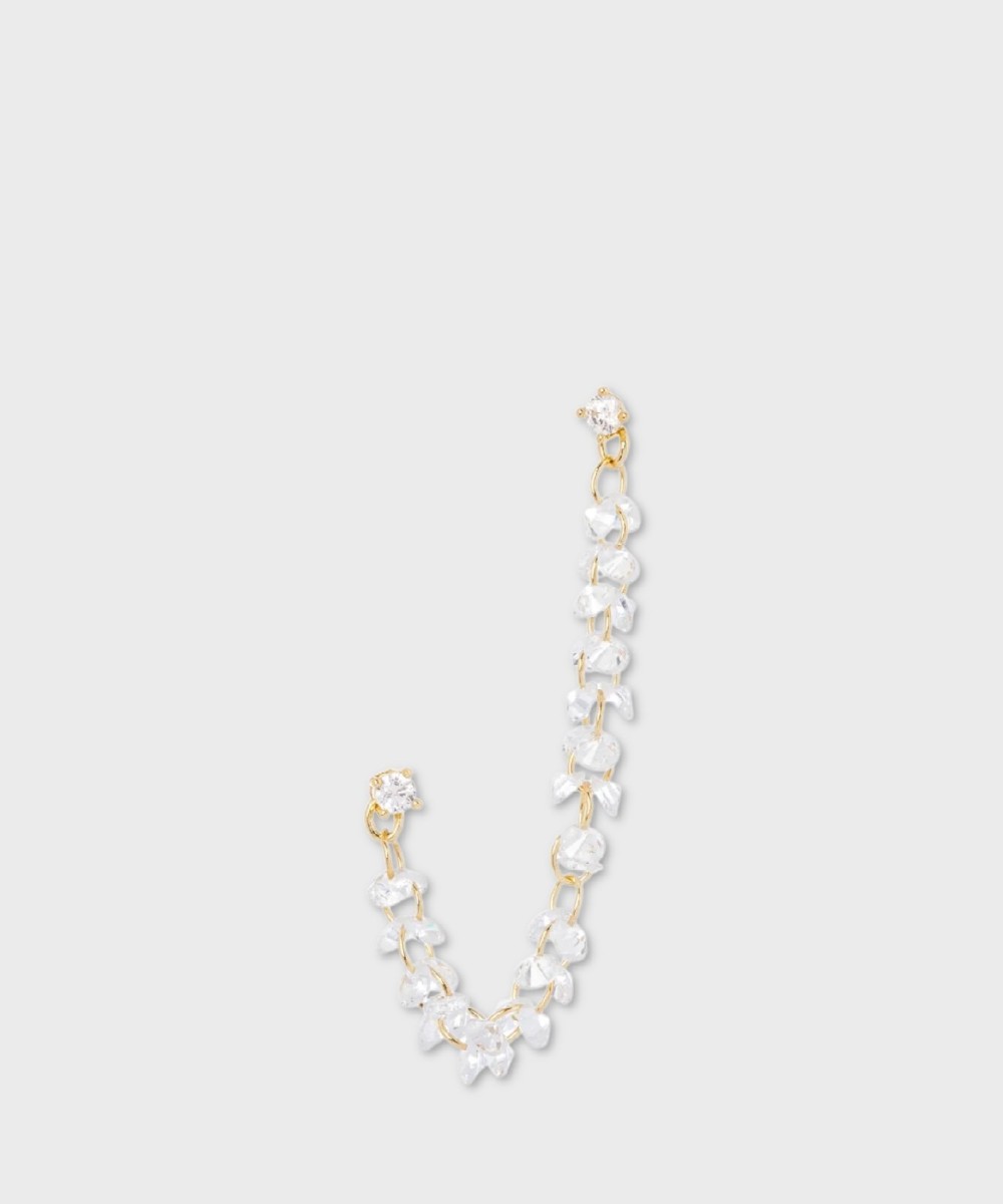 Sodini Kristall single earring zirconia thread,...