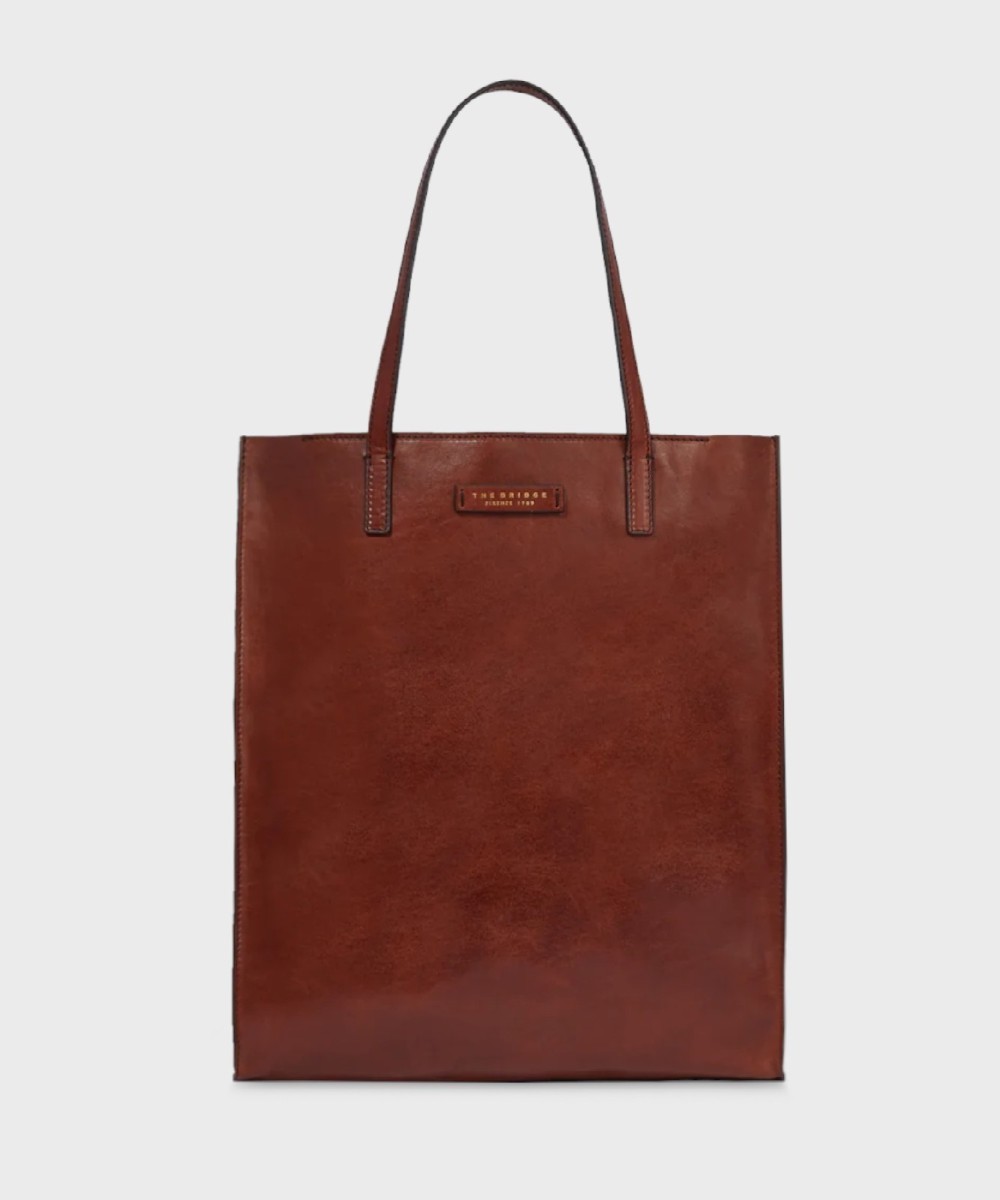 The Bridge Mirra borsa shopping con zip in...