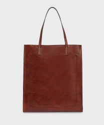 The Bridge Mirra Zip-Up Shopping Bag, Brown