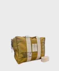 Manikomio Dsgn 38 duffel bag, mustard
