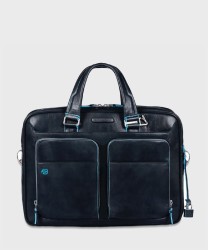 Piquadro Blue Square cartella porta Pc a 2 manici con tasche