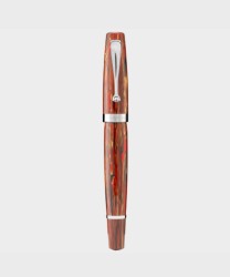 Montegrappa Mia Flaming Heart penna stilografica F, rosso e