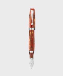 Montegrappa Mia Flaming Heart penna stilografica F, rosso e