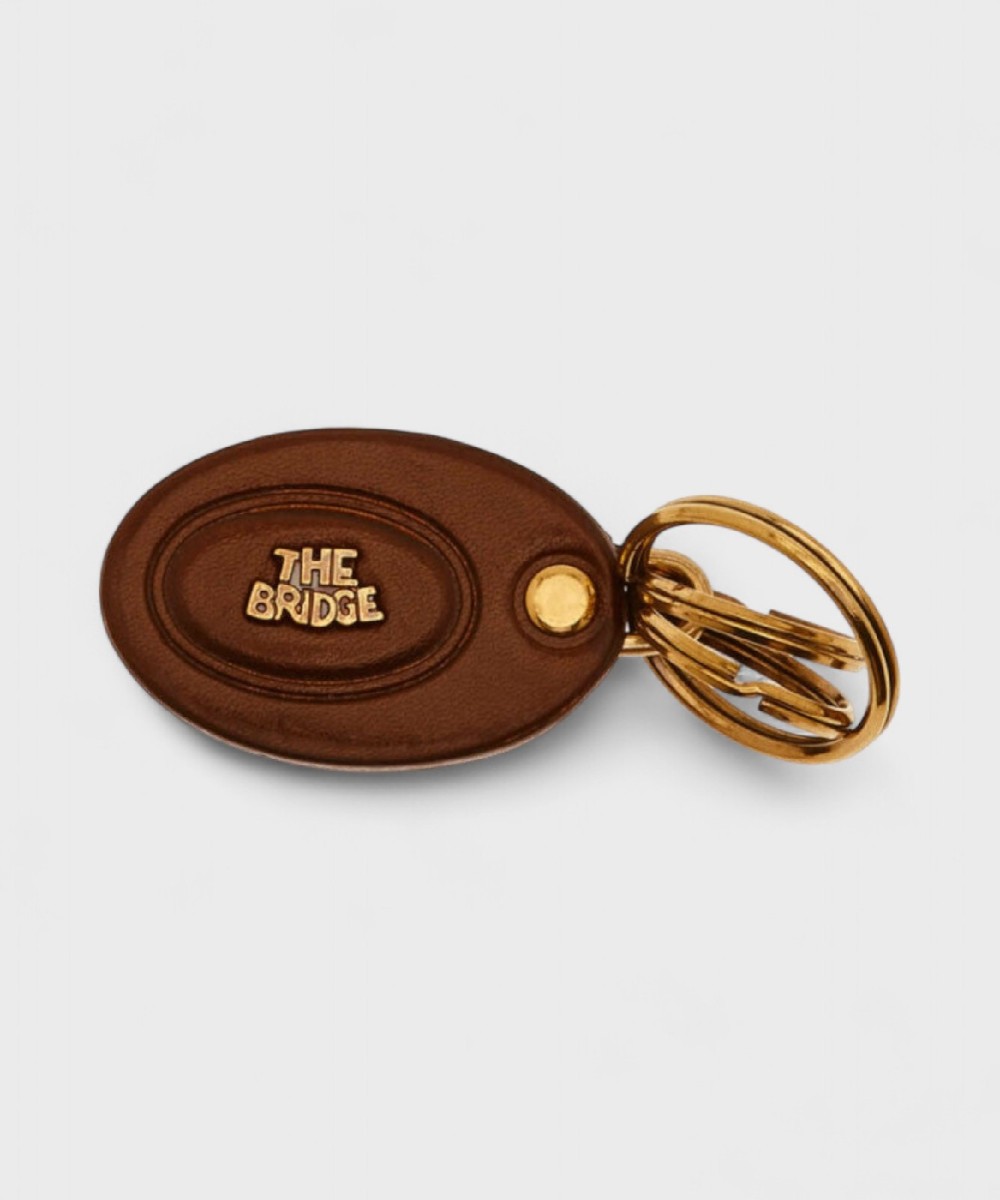 The Bridge Story 3 Ring Keyring, Brown with...